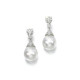 Freshwater Cultured Pearl Teardrop Earring Handmade Jewelry 925 Fine Silver New